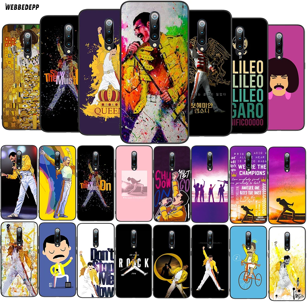 WEBBEDEPP Φ band TPU Фредди Меркури Queen для Oneplus 5 5T 6 6T 7 7T Pro мягкий чехол|Бамперы| |