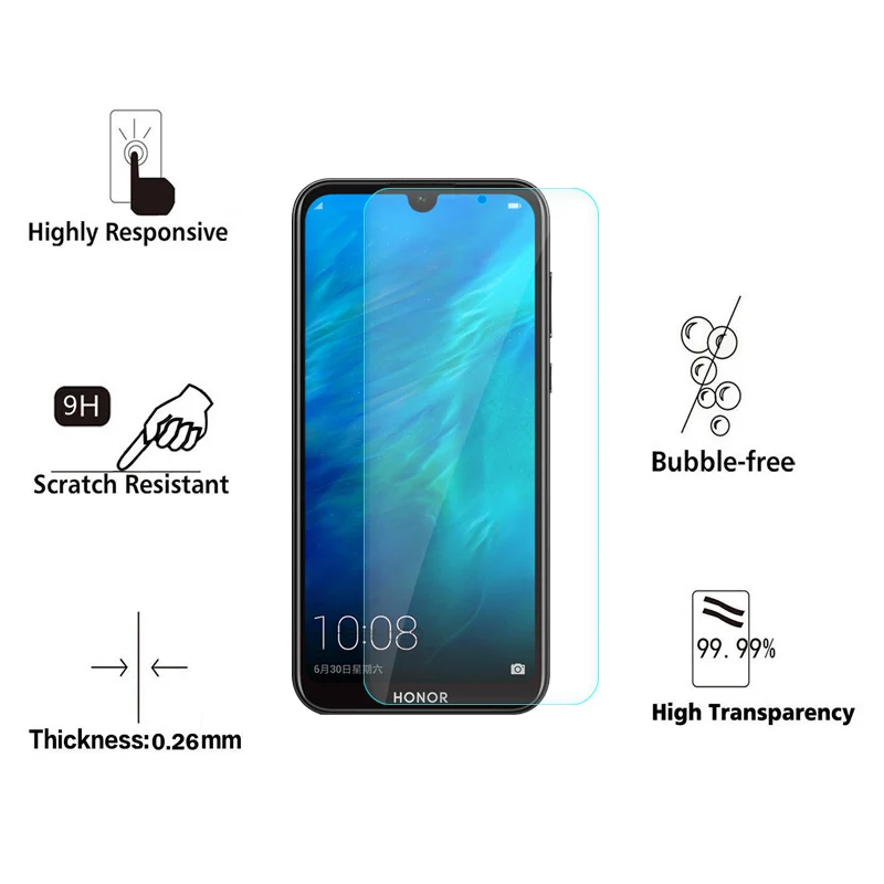 Защитное стекло закаленное для huawei honor 8 s KSE KSA LX9|Защитные стёкла и плёнки
