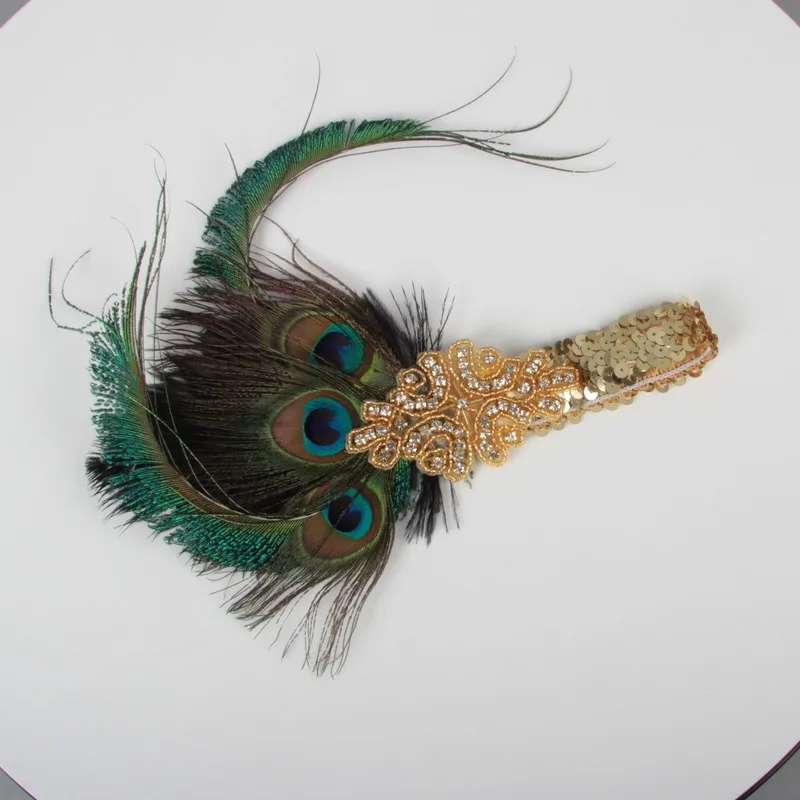 Головной убор 1920s charleston повязка на голову декорации свадьбу аксессуары для волос