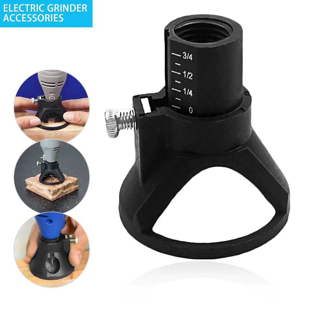

Electric Grinding Positioner Mini Bell Drill Grinder Polishing Retainer Rotating Tool Model Holder