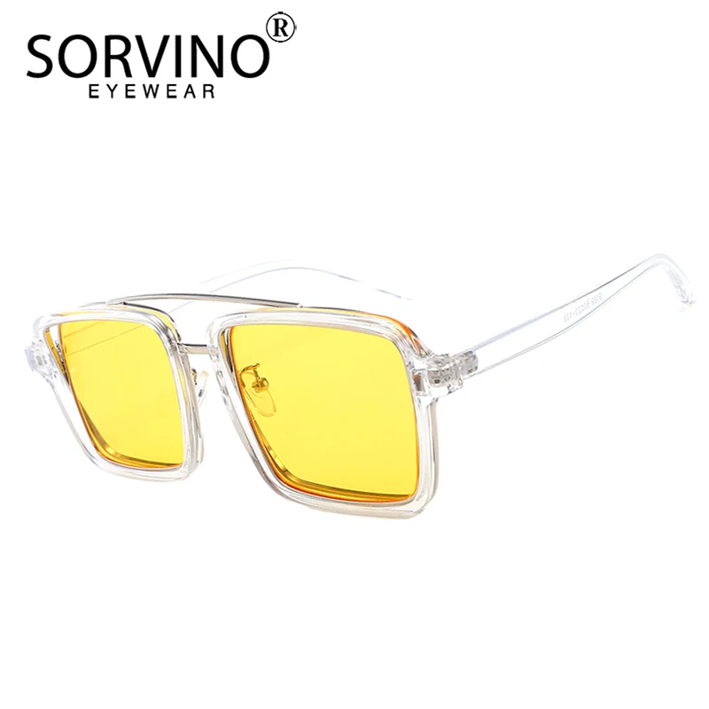 Женские и мужские солнцезащитные очки SORVINO квадратные большого размера в стиле