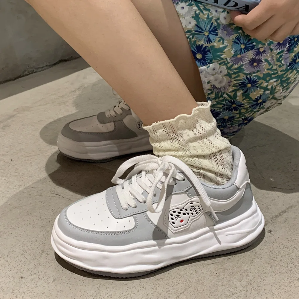 

Новинка 2021, женская мягкая обувь в японском стиле в стиле "Лолита", повседневная обувь на платформе с круглым носком, Z47