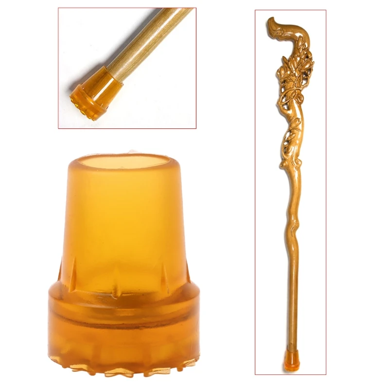 Резиновая походная палка для прогулок аксессуары треккинговых палок защитная