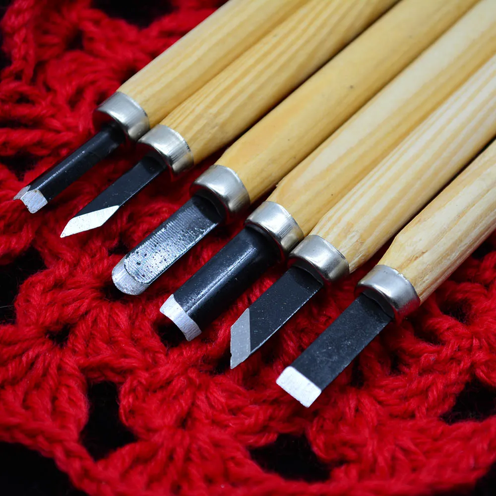 12 шт./набор набор ножей для резьбы по дереву | Дом и сад