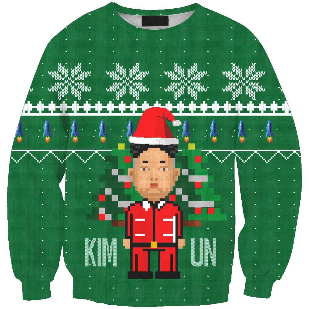 

CNUUIKOOEK Sweatshirts Boutique Men's 3D Christmas Funny Printed Hoodie Long Sleeve Pullover Popular Brand Men's Hoodies