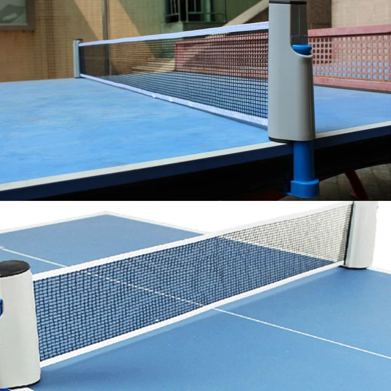 Портативная сетка для настольного тенниса легко Выдвижная Регулируемая детская