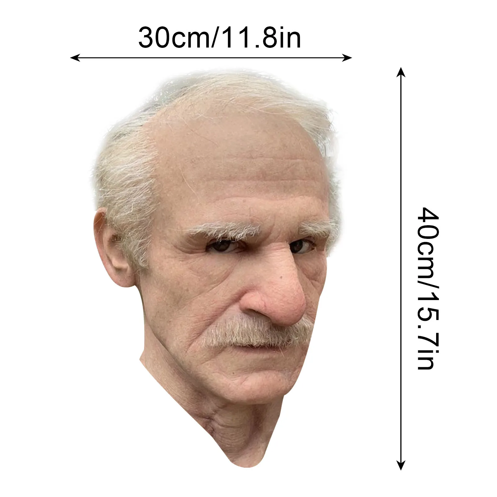 

Hot Cosplay Old Man Another Me-The Elder Halloween Holiday Funny Masks Supersoft Old Man Adult Mask Crazy Party Halloween Decor