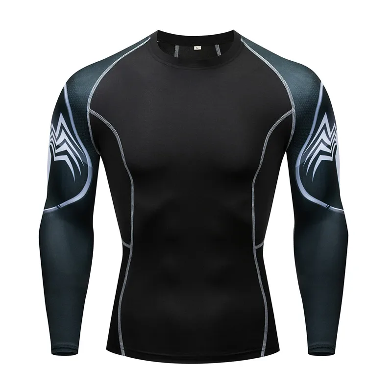 

Men's long-sleeved running sports t-shirt men's sports compression sports rashgard t shirt Fitness clothes