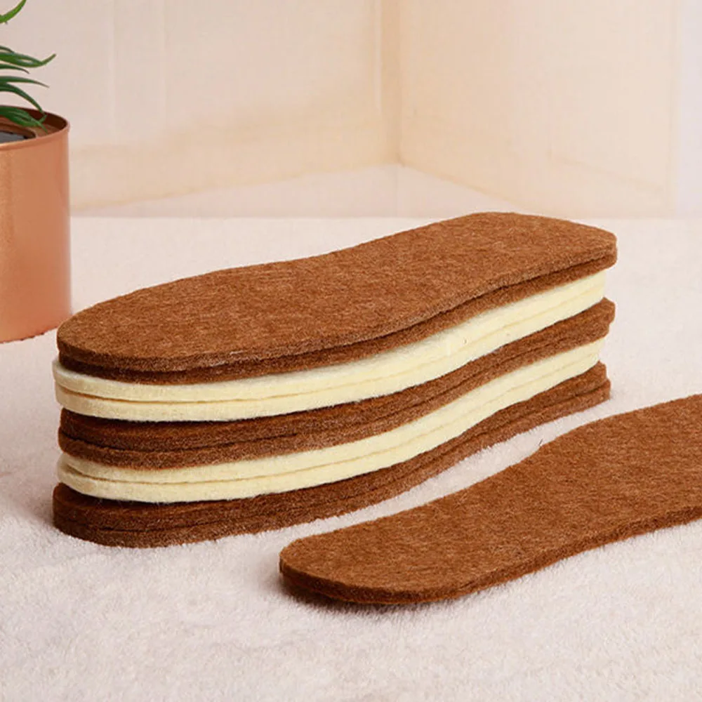 VXM 6MM Thickened Winter Sports insole Wool Like Felt Odor Proof Breathable Warm Insole Suitable For A Long Walk In The Snow