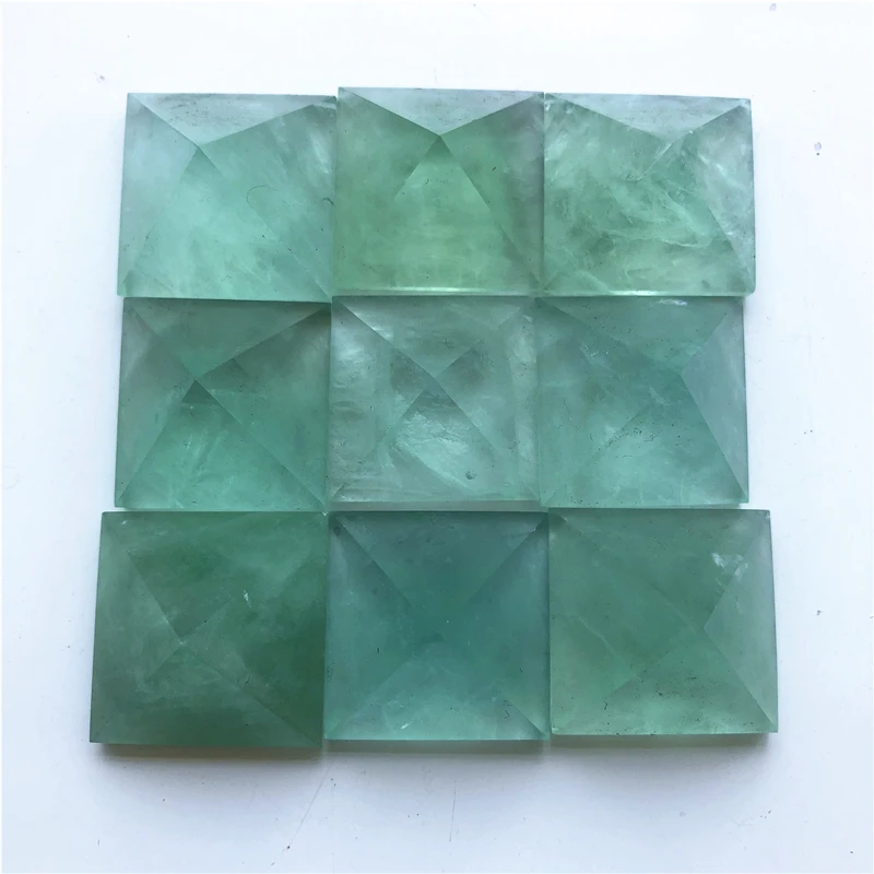 

Dropshipping Natural Green Fluorite Quartz Crystal Pyramid Point Healing As Gift Natural Quartz Crystals Decoration