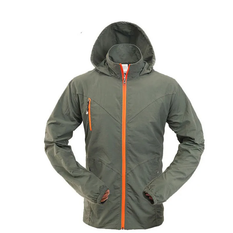 

Hiking Jackets Spring Autumn Men Women Breathable Quick dry Hooded Sportswear Outdoor Camping Climbing Fishing Trekking coats