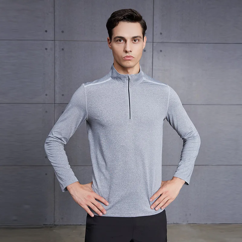 VANSYDICAL Спортивная футболка для мужчин с длинным рукавом Мужская дышащая сухая
