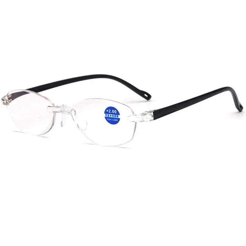 Мужские пресбиопические очки Gafas черные без рамки женские розовые для чтения + 1 0 5