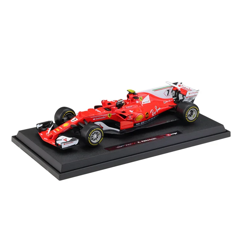 Гоночный Автомобиль Bburago 1:18 формула SF70H 2017 F1 модель автомобиля из статического