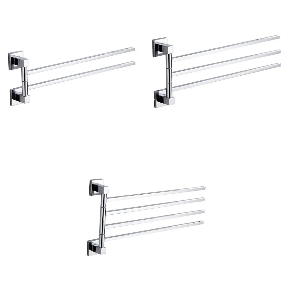 

3 Pieces Bathroom Shower Towel Shelf Durable Bath Towel Holder For Bathroom
