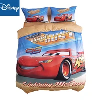 disney cartoon red mcqueen cars bedding set duvet covers au single twin size bedroom decoration boy childrens bed 34 pieces