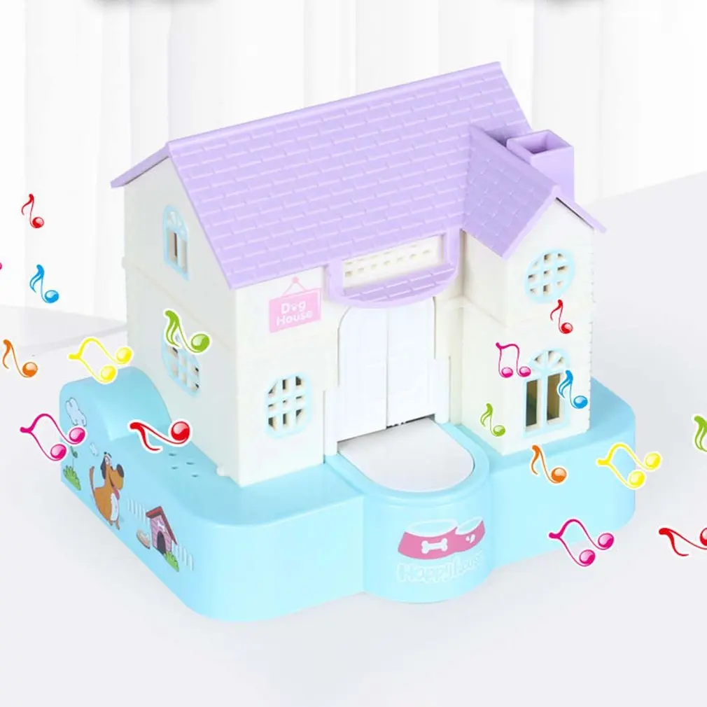 Милый щенок кража денег монета коробка для еды деньги электрическая музыкальная