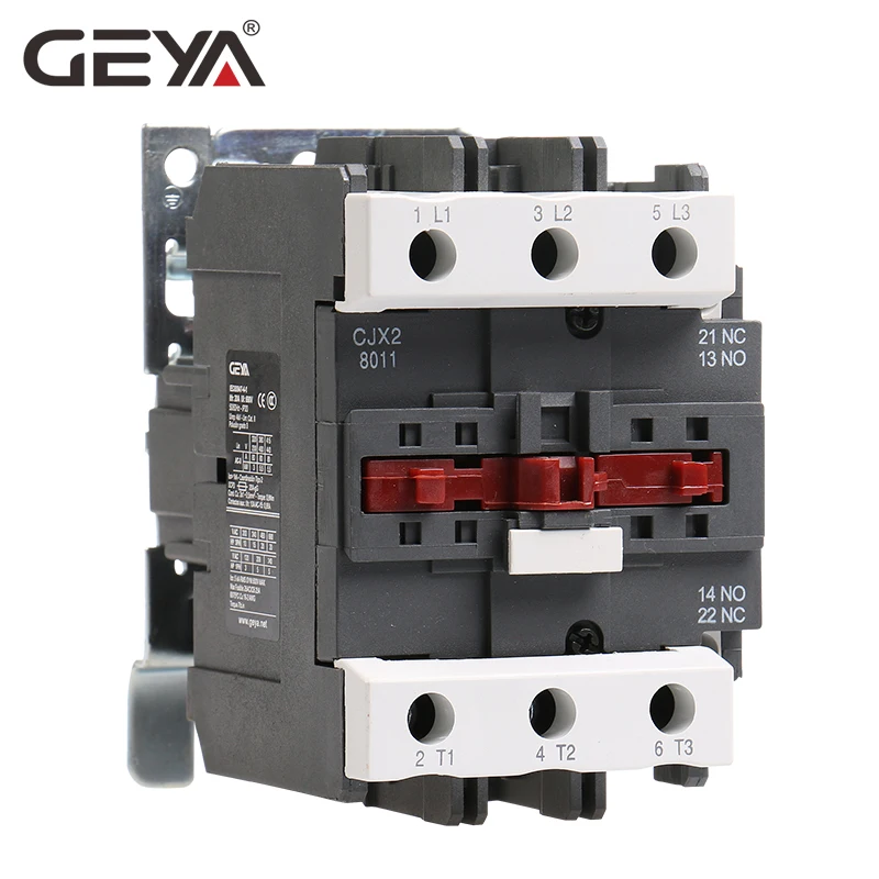 GEYA CJX2-8011 9511 магнитный контактор переменного тока 80A 95A промышленный электрический
