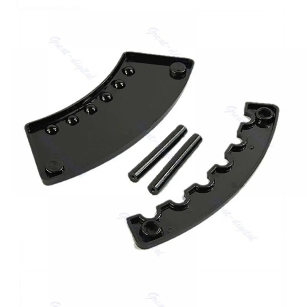 Пластиковый держатель подставка для ручек прозрачный черный Настольный