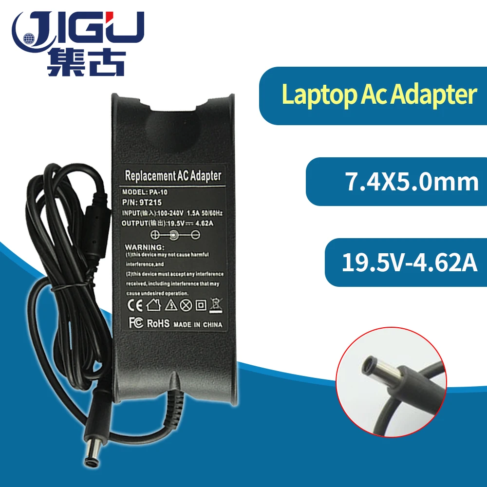 Адаптер для ноутбука Зарядное устройство 19 5 V 4.62A 90 Вт DELL PA-10 Inspiron 1420 1501 1521 1525 1526 1720