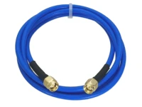1pcs sma male plug to sma male plug rg402 0 141 blue cable flexible pigtail 4inch20m rf coaxial connector