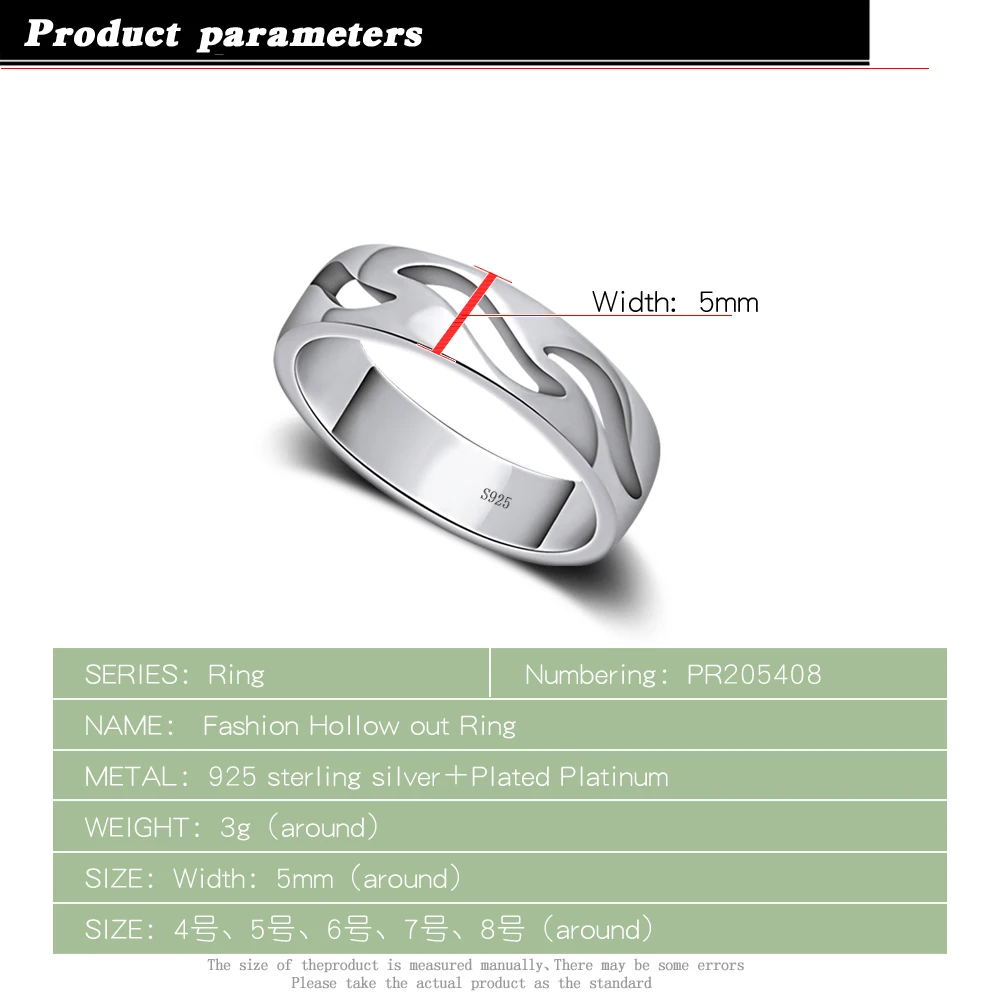 Модные мужские и женские ювелирные изделия из стерлингового серебра 925 пробы