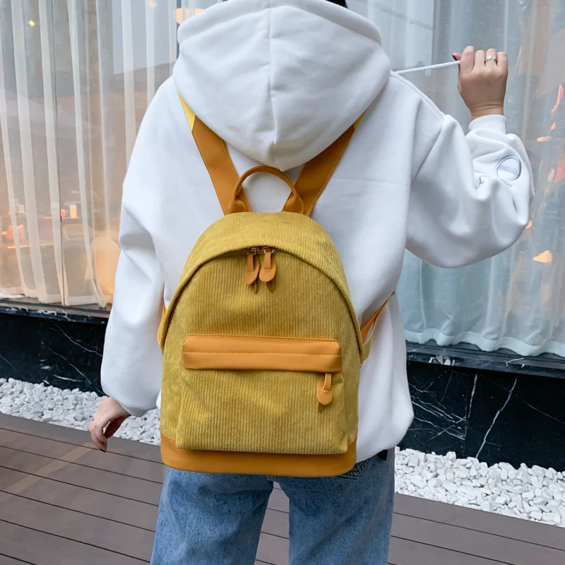 

Fashion Backpack Casual Cute New Women Backpack Solid Color School Bag Teenager Girls School Backpack Mochilas Rucksacks Backbag