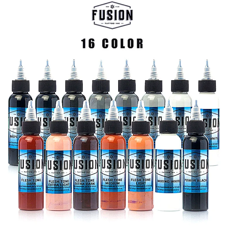 Новое поступление 30 мл/бутылка 16 Цвета длительный чернила для татуировки в