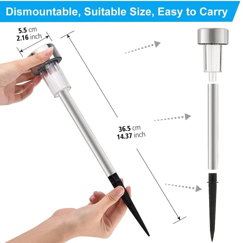 

LED Solar Garden Light Solar Landscape Pathway Light Solar Lawn Lamp Multiple Color For Patio Yard Path Walkway Decor Solar Lamp