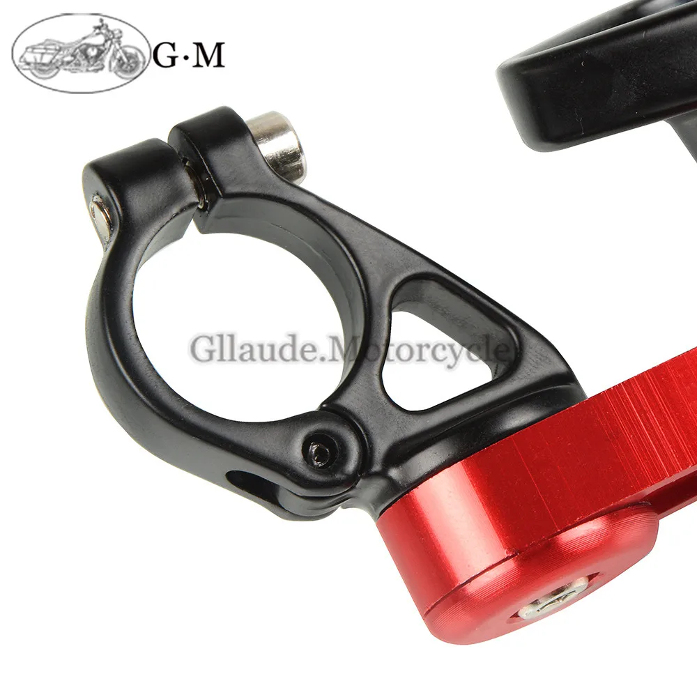 Универсальные мотоциклетные скутеры Алюминиевые черные боковые зеркала заднего