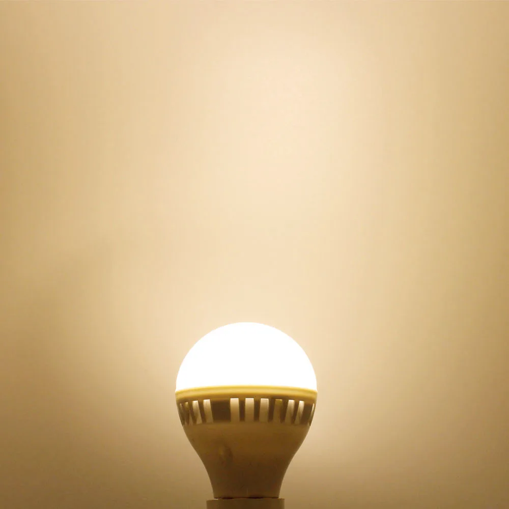 Тёплый белый 1 шт Высокое Мощность Lamparas Светодиодная лампа E27 2835 SMD 5730 3 Вт 5 Вт 7 Вт 9 Вт 12 Вт заменить галогенные Bombillas AC 220V лампы - Испускаемый цвет: Тёплый белый