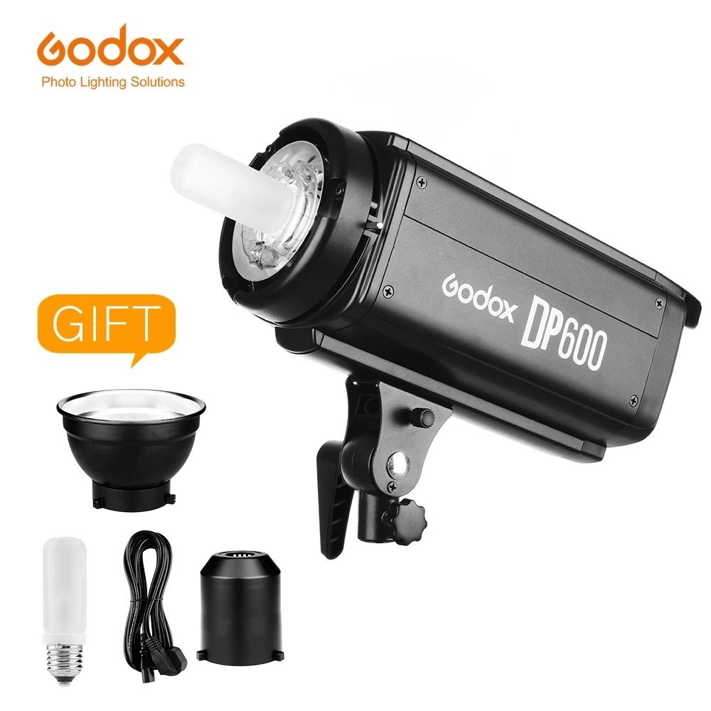 

Dhl libero godox dp600 600ws Профессиональная фотография стробоскопическая вспышка студия testa della lampada