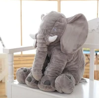 4033cm baby soft plush elephant sleep pillow calm doll toys sleep bed lumbar seat cushion kids portable bedroom bedding stuffed