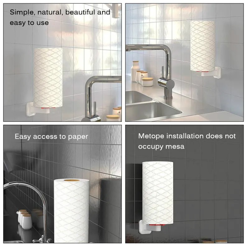 Настенный держатель для туалетной бумаги на присоске|Переносные держатели