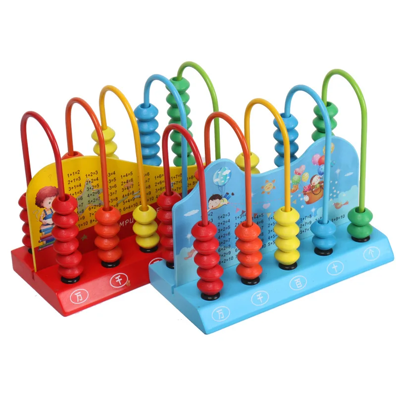 

Computing Rack Boutique Five-Speed Counter Elementary School Enlightenment Puzzle Early Educational Teaching Aid Abacus Rack