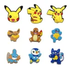 Аксессуары Crocs сделай сам, украшения для обуви из ПВХ, оптовая продажа, браслеты, мультяшный Покемон, подарок для мальчиков, Аниме обувь 1 шт.