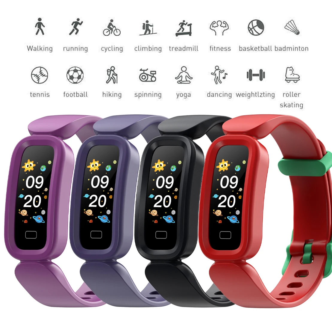 

S90 Smart Bracelet Suitable For Pedometer Multi-function Reminder Sports Bracelet Children's Wearable Watch
