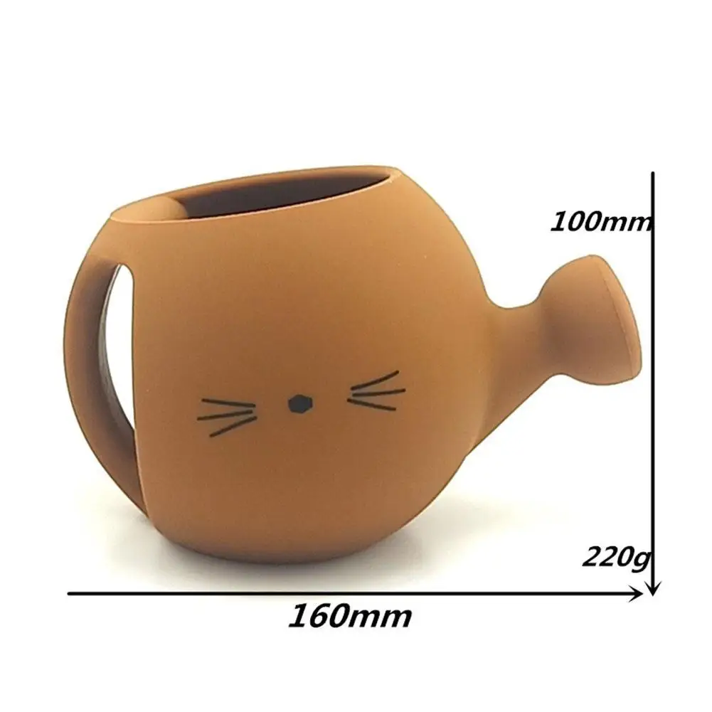 

4 Colors Beach Toys Play Water Bottle Seaside Parent-child Interaction Water Sand Dredging Pot Panda Cat Pattern Sand Beach Tool