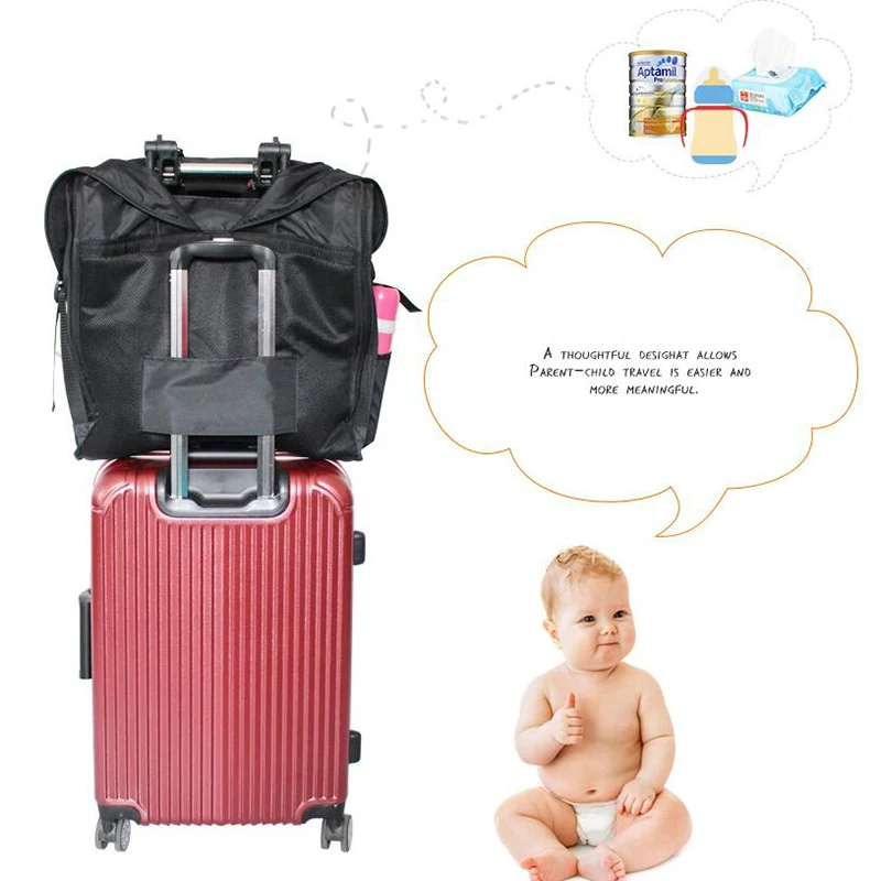 Рюкзак для детской коляски сумка путешествий чехол переноски из ткани Оксфорд