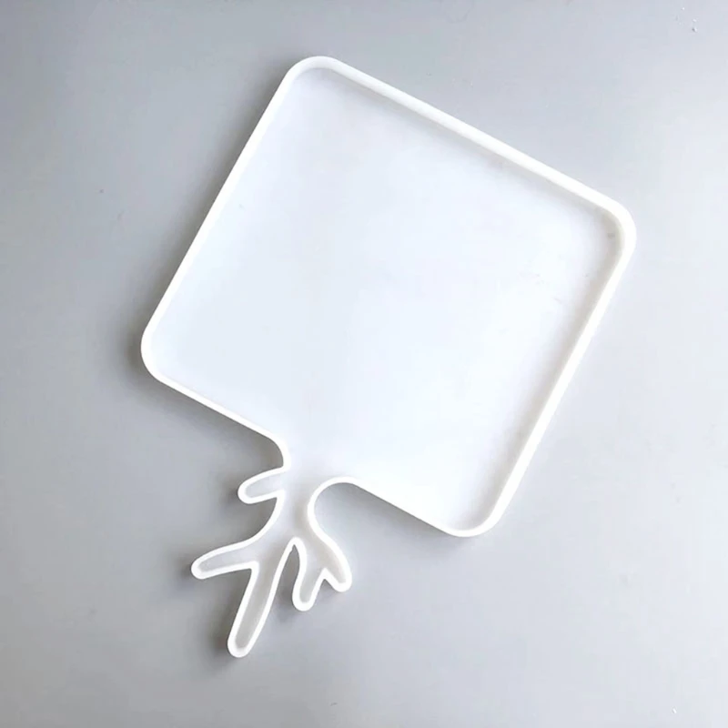 

13MC Crystal Antler Handle Fruit Tray Silicone Mold Beauty Molds for Jewelry Tool