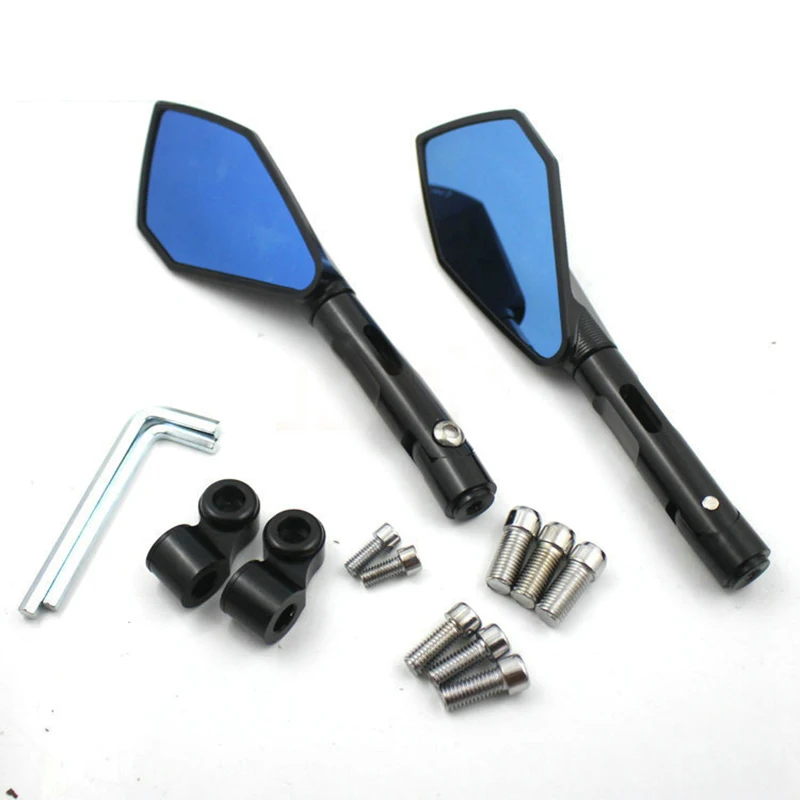 Мотоциклетное большое зеркало заднего вида складные боковые зеркала CNC