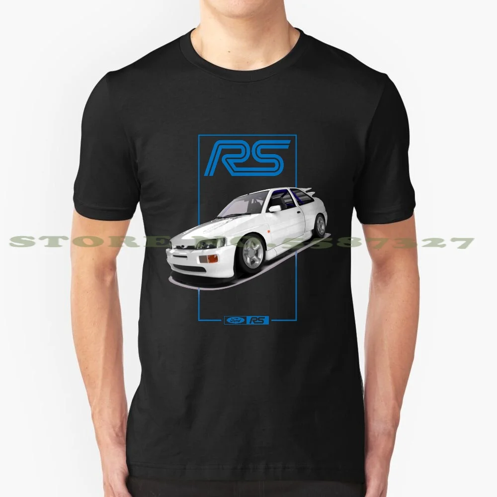Ford Escort Rs Cosworth Cool Design Trendy T-Shirt Tee Escort Rs Cosworth Rs200 Rally Legend Classic Retro Car Petrolhead