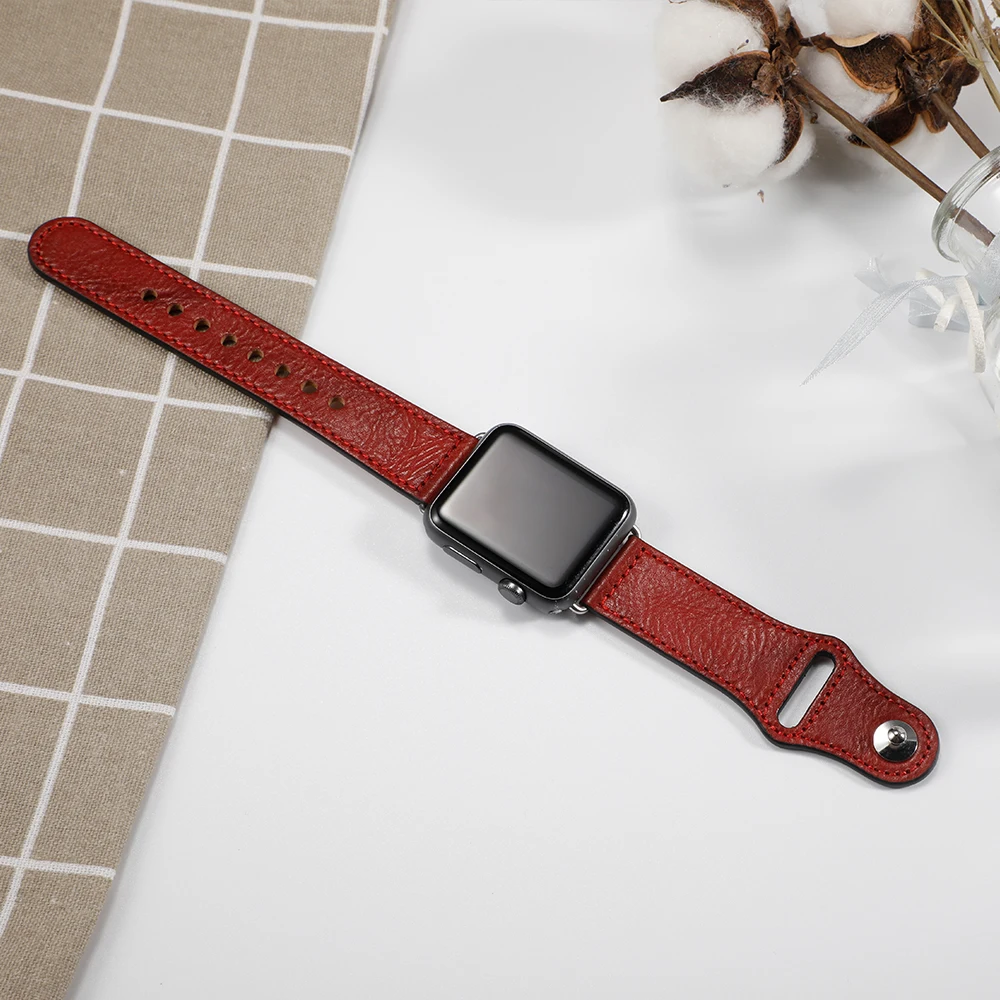 Кожаный ремешок для apple watch, ремешок для apple watch, 4 ремешка, 44 мм, 40 мм, iWatch 3, 2, 1, 42 мм, 38 мм, браслет из натуральной кожи, ремешок для часов