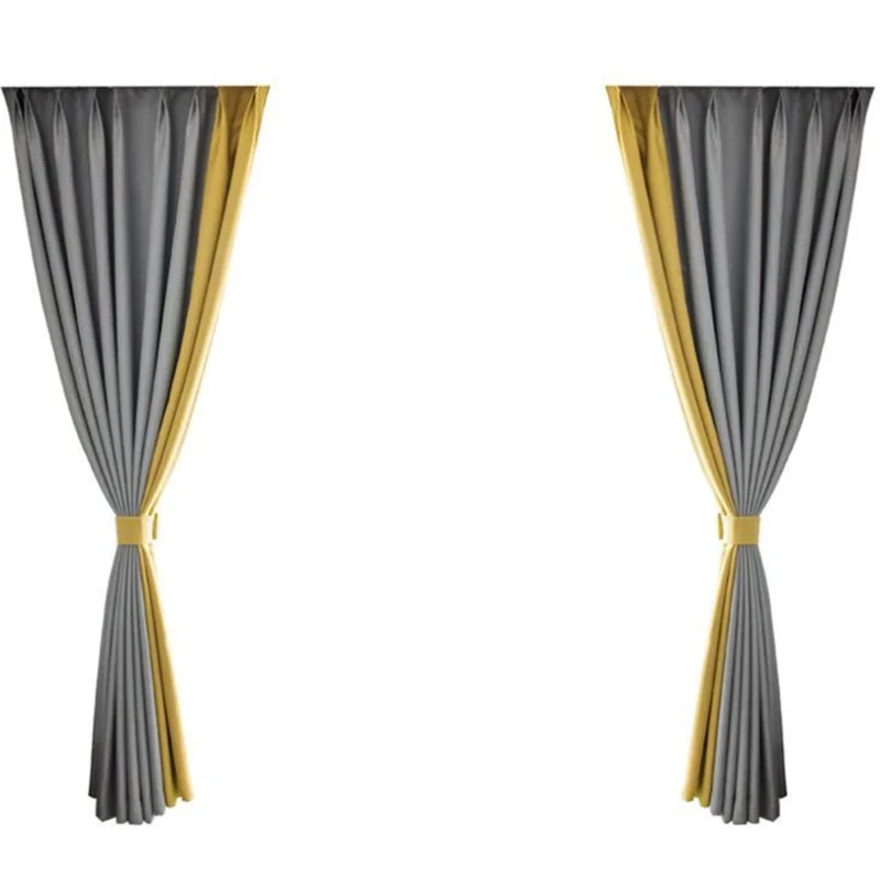 

2021 Современная Скандинавская пасторальная стильная модная занавеска из льна с полным затенением простой дизайн однотонная занавеска для г...