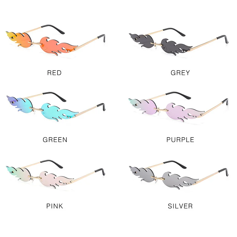 Очки солнечные очки волны огонь солнцезащитные уличная вождение автомобиля