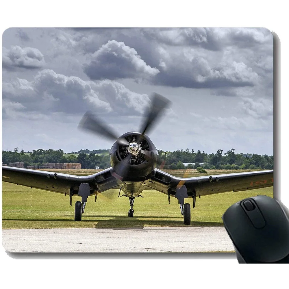 Игровой коврик для мыши на заказ Corsair F4U Warplane Нескользящий - Цена: 206.79