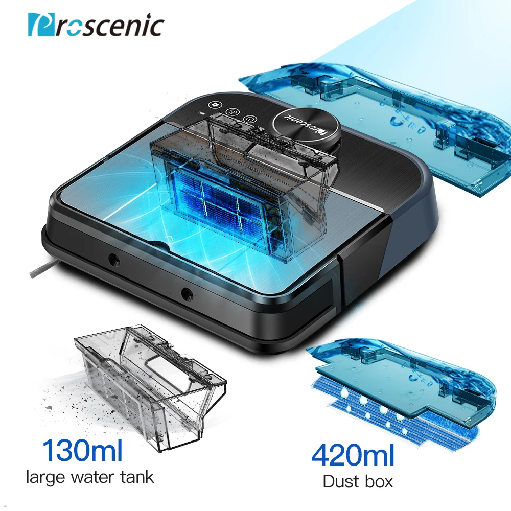 WLAN LDS лазерный робот роботы пылесосы Proscenic D500 2000pa Макс всасывание само зарядка