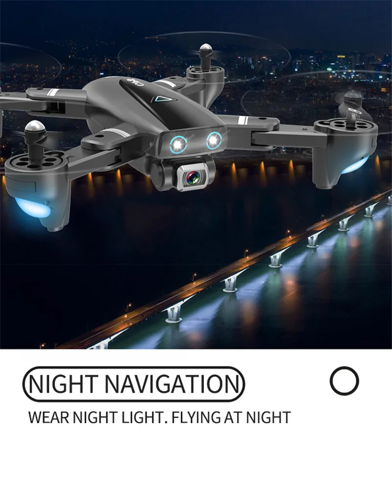 Радиоуправляемые вертолеты складной Квадрокоптер 4k HD камера gps 5G WiFi FPV 1080P без сигнала возврата полета 20 минут Дрон с камерой игрушка