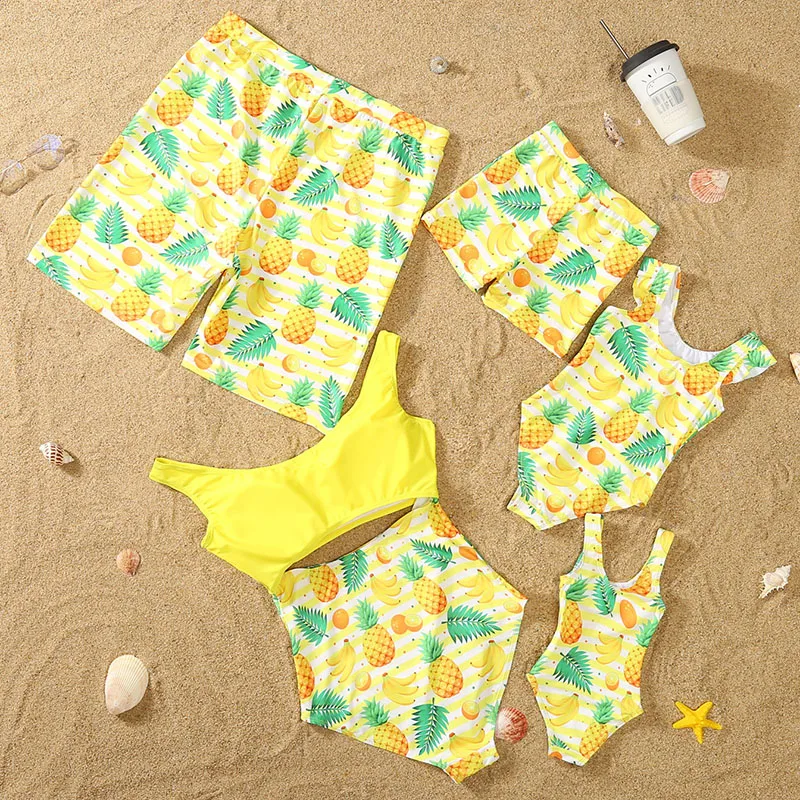 Летние мужские купальники для мальчиков шорты бикини мамы и я одежда отца сына