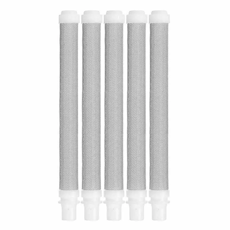 

5x 60Mesh Airless Spray Gun Filter Elements Accesories Stainless Steel Durable
